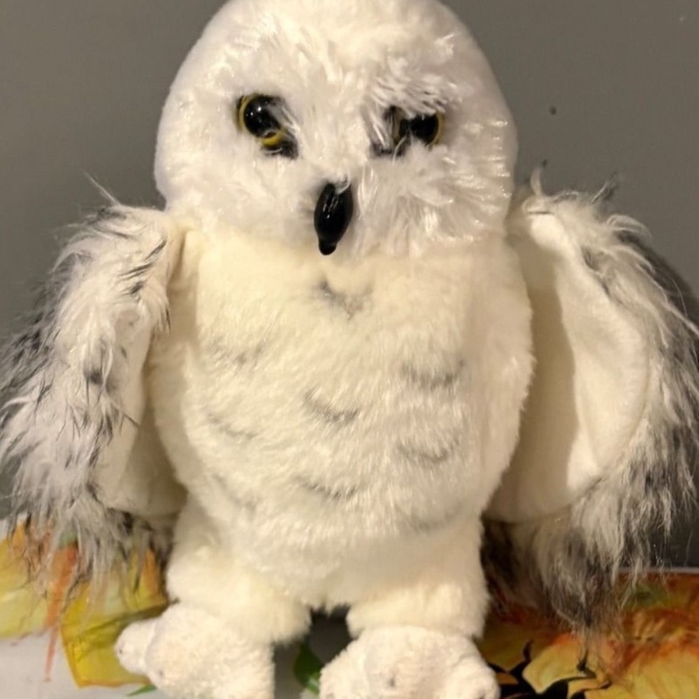 Douglas Cuddle Toys Snowy Owl Plush White Stuffed Animal Bird 8 Inch